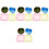 16Pcs Blue Silicone Ashtrays Reusable Portable 5