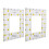 4Pcs PVC Patchwork Rulers Square Tailor Measuring Tools for Fabric DIY 2