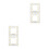 4Pcs PVC Patchwork Rulers Square Tailor Measuring Tools for Fabric DIY 6