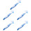 5Pcs Household Turtle Shell Cleaning Brush Durable White Plastic Tool 7