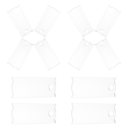 24Pcs Acrylic Bottle Cap Nameplates for Creative DIY Projects 1