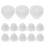 40Pcs White Pen Bushings Pe Material Non-Stick Insulating Accessories 2