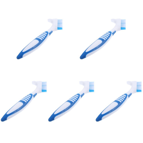 5Pcs Household Turtle Shell Cleaning Brush Durable White Plastic Tool 2
