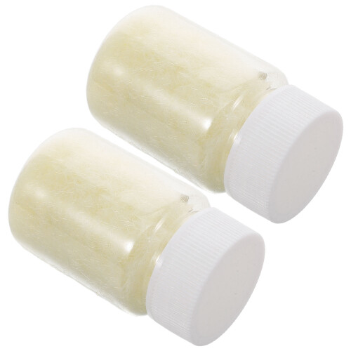 3Pcs Easy Shape Light Yellow Flocking Powder for DIY Craft Projects 1