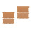 160Pcs Durable Kraft Paper Thread Winding Boards for Sewing Crafts 10