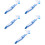 5Pcs Household Turtle Shell Cleaning Brush Durable White Plastic Tool 8