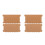 160Pcs Durable Kraft Paper Thread Winding Boards for Sewing Crafts 9