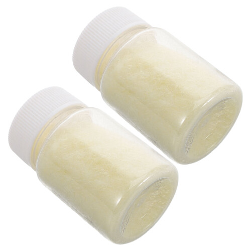 3Pcs Easy Shape Light Yellow Flocking Powder for DIY Craft Projects 2