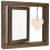 5Pcs Simple Light Brown Wood Picture Frames for Bedroom Decor 1