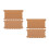 160Pcs Durable Kraft Paper Thread Winding Boards for Sewing Crafts 4
