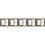 5Pcs Simple Light Brown Wood Picture Frames for Bedroom Decor 11