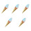 5Pcs Blue Simulation Ice Cream Cone Props for Dessert Shop Display 5