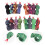 32Pcs Slap Wrist Bracelets Snake Pattern Assorted Favors 8