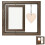 5Pcs Simple Light Brown Wood Picture Frames for Bedroom Decor 2