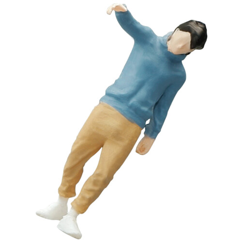 3Pcs Small Resin Male Figurines Multicolor Sand Table Props 1