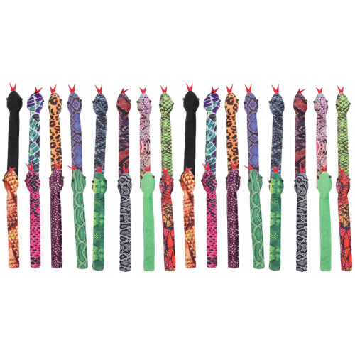 32Pcs Slap Wrist Bracelets Snake Pattern Assorted Favors 1