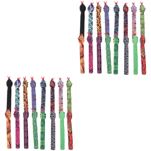 32Pcs Slap Wrist Bracelets Snake Pattern Assorted Favors 2