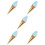 5Pcs Blue Simulation Ice Cream Cone Props for Dessert Shop Display 10