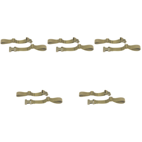 10Pcs Nylon Olive Green Backpack Chest Straps Quick Release Heavy Duty 2