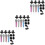 12Sets Mini Microphone Kits with Foam Covers and Stands for Recording 6