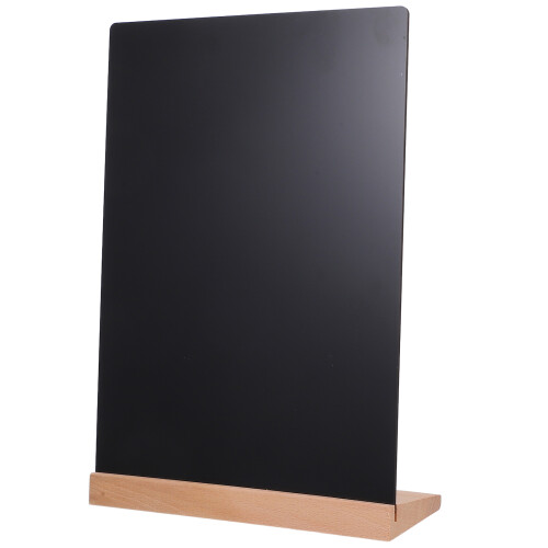 2Sets Multi-Use Black Desktop Chalkboard Sign for Weddings and Events 1