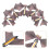 20Pcs Durable Grey Plastic Flying Bat Toy Halloween Trick Plaything 10