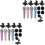 8Sets Mini Microphone for Singing with Foam Covers and ABS Mic Stands 4