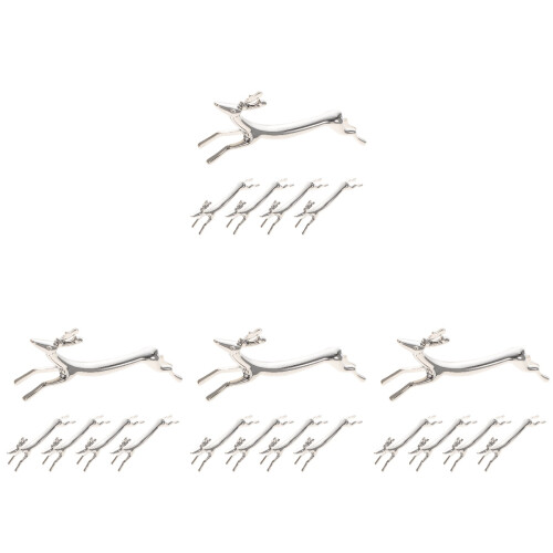 20Pcs Stainless Steel Deer-Shaped Chopstick Rest Tool Multi-Functional 1