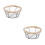 2Pcs Multifunctional Black Iron Wire Basket for Bread Fruit and Eggs 3