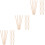 300Pcs Strong Durable Beige Replacement Tubes for Bee House Beekeeping 6