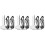 300Sets Silver Clip on Earring Backs Lightweight DIY Jewelry Making 6