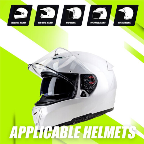 Motorcycle Helmet  Headset Microphone Speaker Headset Accessories for Full-Helmet 2