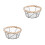 2Pcs Multifunctional Black Iron Wire Basket for Bread Fruit and Eggs 6