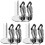 300Sets Silver Clip on Earring Backs Lightweight DIY Jewelry Making 4