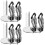 300Sets Silver Clip on Earring Backs Lightweight DIY Jewelry Making 9