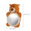 2Pcs Safety Mirror Plush Bear Rearview Child Back Mirror 9