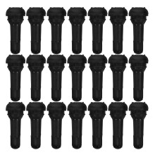 400Pcs Tr-413 Black Rubber Snap-in Tire Stems for