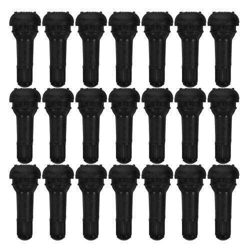 400Pcs Tr-413 Black Rubber Snap-in Tire Stems for