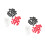 2Sets Round Shape Acrylic Numbered Tags High-Engraving for Home Use 5