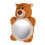 2Pcs Safety Mirror Plush Bear Rearview Child Back Mirror 2