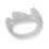 Replaceable Silicone Ear Plugs Triangular Ear Holder White Transparent L Size Ear Plugs Walkie Talkie Accessories 4