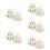 10Pcs Thickened Felt Sauna Caps Breathable Head Protectors 10