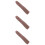 3Pcs Reusable Light Brown Silicone Nail Practice Fingers Bendable 9