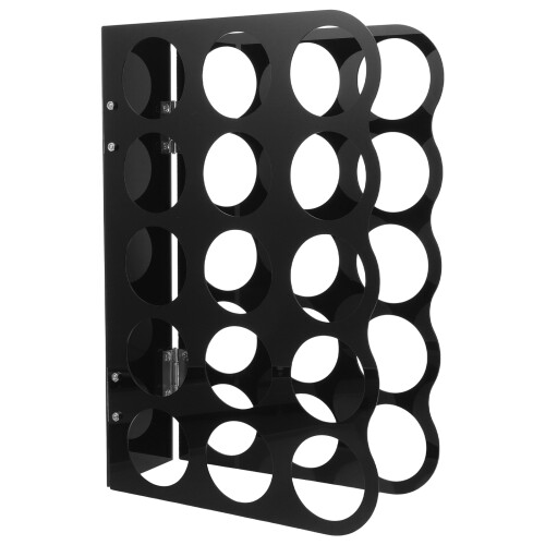 4Pcs Durable Black Acrylic Roll Holder for Craft Room Desktop Storage