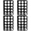4Pcs Durable Black Acrylic Roll Holder for Craft Room Desktop Storage 7