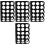 4Pcs Durable Black Acrylic Roll Holder for Craft Room Desktop Storage 5