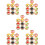 90Pcs Assorted Color Resin Mini Fake Cake Decorative Desktop Models 10