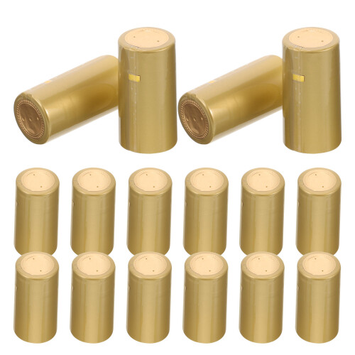 200Pcs Heat Shrink Capsules PVC Covers Assorted Colors