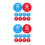 2Sets Water Temperature Hot Cold Labels Acrylic with Assorted Colors 8