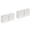 2Pcs Stable Plastic Miniature Apartment Building Models for DIY Decor 6